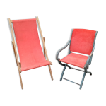 Bain de soleil et son fauteuil