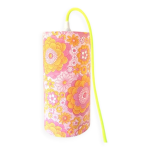 Baladeuse rose  dcor de fleurs