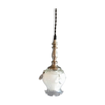 Baladeuse suspension pampilles et bobeche, mode unique Baladeuse suspension pampilles et bobeche, mode unique