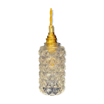 Baladeuse tulipe vintage en verre moulé Baladeuse tulipe vintage en verre moulé