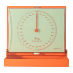 Balance de cuisine mcanique gorenje, annes 1980, orange