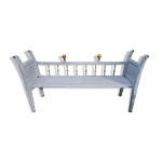 Banc anglais bois de chne 3 places xix