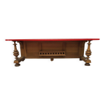 Banc dessus rouge esprit néo renaissance Banc dessus rouge esprit néo renaissance