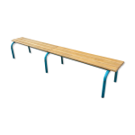 Banc d'cole enfant industriel mullca 1960s