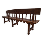 Banc d'glise espagnol xviii sicle