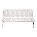 Banc d'extrieur en metal et bois