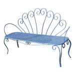 Banc en fer forg