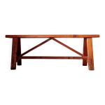 Banc de ferme ancien en bois massif Banc de ferme ancien en bois massif