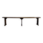 Banc de ferme ancien en chne massif