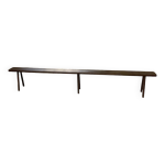 Banc de ferme en chêne massif 3m Banc de ferme en chêne massif 3m