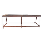 Banc industriel mtallique