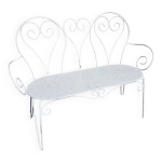 Banc de jardin en fer forg