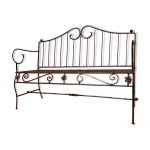 Banc de jardin en fer forg artisanal