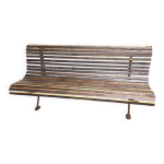 Banc de jardin en fonte avec lattes en bois Banc de jardin en fonte avec lattes en bois