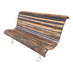 Banc de jardin en fonte et lattes en ch�ne