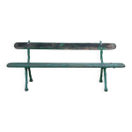 Banc de jardin public fonte xixe