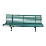 Banc de jardin pied fonte