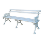 Banc de jardin sign godin en fonte de maison bourgeoise
