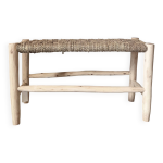 Banc marocain tressage chevron