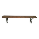 Banc pliant, banc pour terrasse, 216 cm de long, ann�es 1960