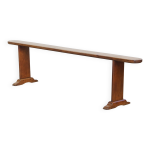 Banc de salle  manger / banc de hall d'entre franais antique