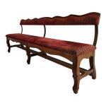 Banc de salle  manger / hall unique en chne du dbut du xxe sicle