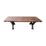 Banc ou table basse de jardin pitements en fonte 15056cms