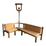 Banquette d'angle et lampadaire incorporé guillerme et chambron Banquette d'angle et lampadaire incorporé guillerme et chambron