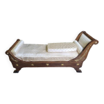 Banquette canape lit de repos empire du xix me siecle