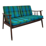 Banquette canap scandinave vintage 2 places - 1950s