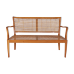 Banquette canne par rudolf frank & erwin behr