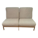 Banquette chauffeuse vintage space age