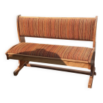 Banquette coffre vintage en htre