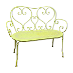 Banquette de jardin en mtal fer forg
