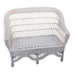 Banquette rotin