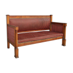 Banquette de style empire en acajou ann�es 1900