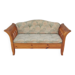 Banquette vintage en pin