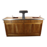 Bar art d�co de bistrot, dessus en zinc