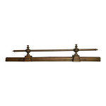 Barre de cheminée / pare - feu / ornement de cheminée, parure en laiton ou bronze ancien Barre de cheminée / pare - feu / ornement de cheminée, parure en laiton ou bronze ancien