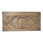 Bas - relief en bois sculpt d'poque 18me sicle