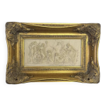 Bas - relief en marbre, barbedienne fondeur, paris 1859