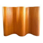 Baumann fils & compagnie, grand paravent en lattes de h�tre circa 1930 - 1940