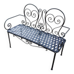 Beau banc de jardin en fer ancien