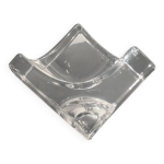 Beau cendrier cristal daum de la cubic collection