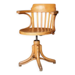 Beau fauteuil amricain thonet. meuble de mtier, sige, chaise indus