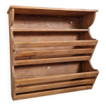 Beau vaisselier mural ancien