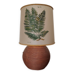 Belle et grande lampe vintage nature fougère Belle et grande lampe vintage nature fougère