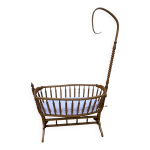 Berceau ancien en h�tre massif d�but xxe si�cle