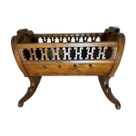 Berceau � bascule en noyer, xix�me