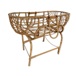 Berceau couffin osier vintage